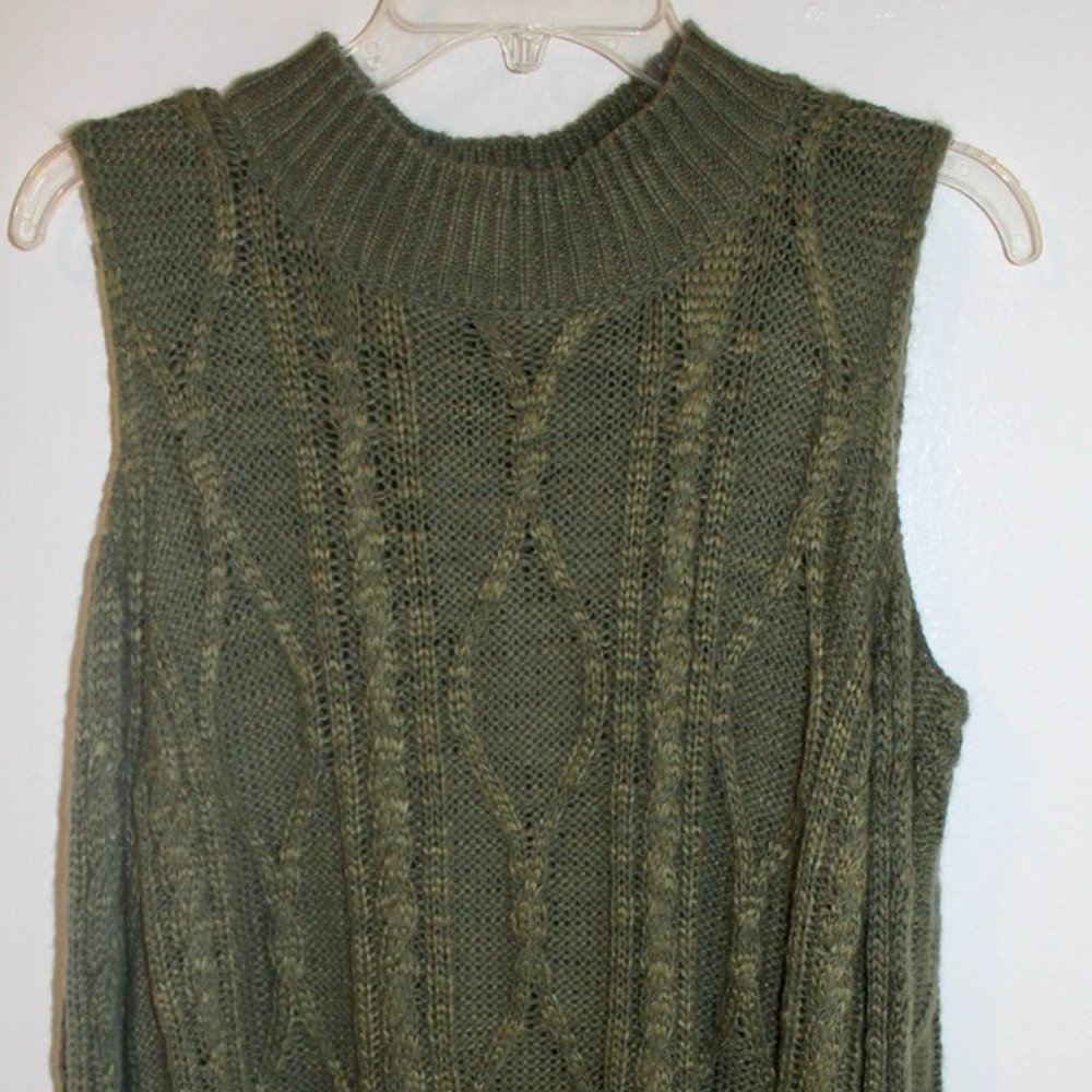 Olive Green Knitted Sweater